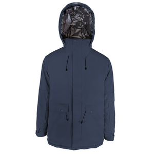 Chaqueta Deportiva Cortavientos Personalizable para Hombre, de Lona y Cuero Vacuno Genuino, Transpirable, con Cierre Completo y Puños Ajustables en la Cintura - Product Image 4