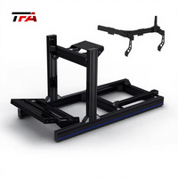 Simulateur de course de cockpit en aluminium profilé 4040, support de base réglable de type B, kit de simulateur 6DOF pour configuration de volant professionnel