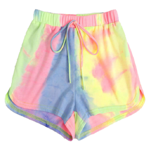 OEM-pantalones cortos informales para mujer, moda de playa, alta calidad, precio bajo, anudado prendas tejidas con tinte, venta al por mayor - Product Image 4