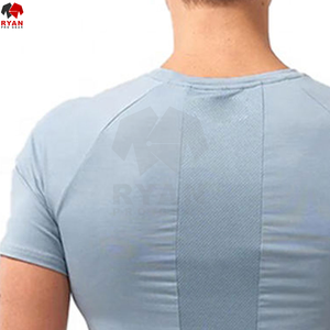 Camiseta de gimnasio para hombre con logotipo personalizado al por mayor, camiseta de gimnasio clásica y elegante para hombre, camisetas personalizadas de tela suave con timbre - Product Image 6