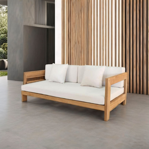 Ghế <span class=keywords><strong>sofa</strong></span> sân vườn arjuna <span class=keywords><strong>jati</strong></span>, và bền được làm từ gỗ tếch tự nhiên, thích hợp cho việc sử dụng trong nhà và ngoài trời thiết kế tối giản - Product Image 2