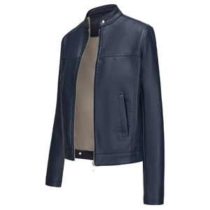 Chaqueta de Cuero para Mujer, Prenda Exterior Elegante de Primera Calidad, Diseñada para Uso Casual, Moda de Invierno y Comodidad Diaria - Product Image 3