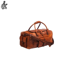 Sac de voyage anti-odeur avec serrure, en cuir vintage, taille cabine, unisexe, en vente - Product Image 5