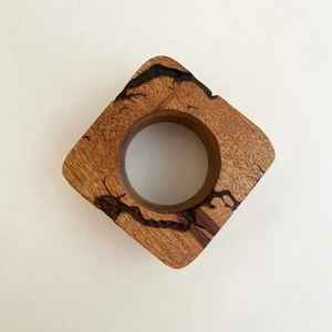 Wholesale Standard Design <b>Wooden</b> <b>Napkin</b> <b>Ring</b> Set of 4 Solid <b>Wooden</b> <b>Napkin</b> <b>Ring</b> Brown Color <b>Napkin</b> <b>Ring</b> For Tabletop &Kitchenware - Product Image 1