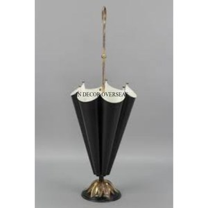 Black Color Powder Coated Heavy Duty Metal Wire And Gold Plated <b>Umbrella</b> Shaped Attractive Look <b>Umbrella</b> <b>Stand</b> In Lowest Price - Product Image 5