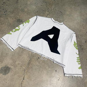 เสื้อยืดโอเวอร์ไซส์สำหรับผู้ชายผ้าคอตตอนสี100% 300 GSM รุ่นล่าสุดพิมพ์ลายสำหรับงานตามสั่ง - Product Image 2