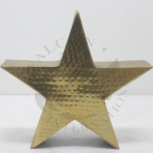 Ornement étoile de table de Noël en aluminium brillant Décoration de l'arbre du Nouvel An-pour décorations de Noël festives - Product Image 6