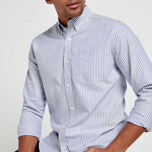 Examen Causal Primavera Verano Cuello mandarín Lino Color sólido Cuello alto Manga larga Botón O-cuello Hombres Camisa informal - Product Image 4