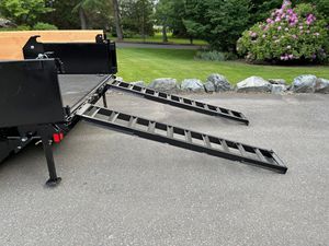 Pro Series Doble-A 7X16 Tri-Axle Cisne Camión volquete Remolque - Product Image 6