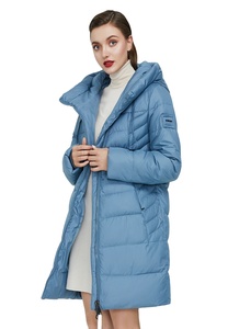 แจ็คเก็ตขนเป็ดสำหรับผู้ชายไซส์ใหญ่พิเศษกันลมมีฮู้ดเสื้อโค้ทหนาผ้าโพลีเอสเตอร์บุผ้าฝ้ายด้านหน้า - Product Image 3