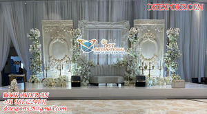 Decoración de Escenario para Bodas con Temática Jharokha al Aire Libre, Escenario de Recepción de Boda Tradicional Fusion, Decoración de Escenario para Bodas con Temática Árabe al Aire Libre - Product Image 5