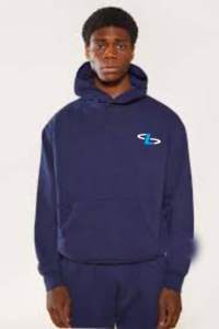 Ensemble jogging deux pièces personnalisé pour homme, sweat à capuche et pantalon de survêtement, imprimé DTG, coupe évasée, délavé à l'acide - Product Image 6