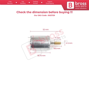 Actuador de Control de la Compuerta de Ventilación del Calefactor BGE729 con Motor DC para A3 8V Q2 Q3 Leon MK3 Ateca Tarraco Octavia Superb MK3 Golf MK7 Passat B8 - Product Image 6