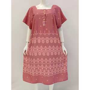 Vestido de verano con botones delanteros que es cómodo de llevar, no se decolora fácilmente, se puede usar todos los días - Product Image 1