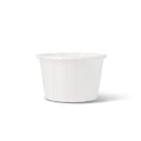 Gobelets d'échantillonnage jetables en papier blancs de 45 ml (1,75 oz) pour boissons, biodégradables - 5000 pièces/carton