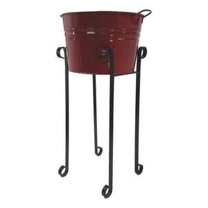 Ensemble de 3 seaux à vin de forme personnalisée au design moderne bacs à vin galvanisés de première qualité avec support pour bacs à vin de vente chaude - Product Image 2