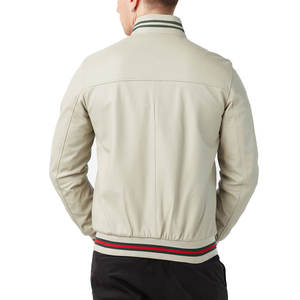 Manteau de veste en cuir d'hiver décontracté pour hommes pour les activités de plein air Vestes en cuir véritable à capuche en polaire chaude. - Product Image 4