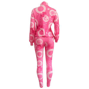 Conjunto de Sublimación de 2 Piezas para Mujer, Jersey Deportivo Informal, Chándal Transpirable Único, Venta Al por Mayor, Novedad - Product Image 2