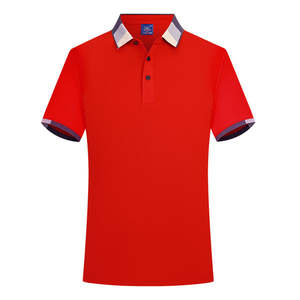 Tendencia Impresión personalizada Logotipo transpirable Hombres Polos Camisetas Poliéster Algodón Spandex Golf Camisas Polos - Product Image 3