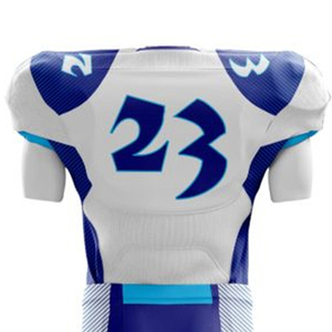 Venta caliente personalizado fútbol americano Jerseys pantalón conjunto último diseño con mangas cortas uniformes de bajo precio - Product Image 6