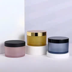 ขวดสเปรย์เคลือบพลาสติก PET พร้อมฝาปิดสำหรับครีมเครื่องสำอางภาชนะขัดขัดผิวกายหรูหราตามสั่ง - Product Image 2