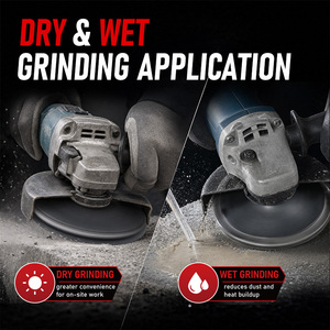Disco Abrasivo Diamantato Segmentato Turbo <span class=keywords><strong>per</strong></span> <span class=keywords><strong>Smerigliatrice</strong></span> Angolare, <span class=keywords><strong>per</strong></span> Calcestruzzo, 100/115/125/180mm - Product Image 3