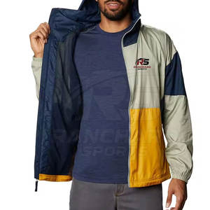 Chaqueta Cortavientos Ligera para Hombre, Impermeable, Transpirable, Chaqueta Informal para Exteriores - Product Image 3