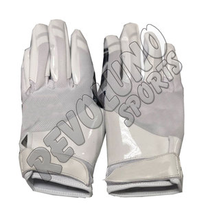 Gants de football américain de haute qualité Sticky Palm Sublimation Impression Retour Conception personnalisée Gants de football Lineman Confortable - Product Image 3