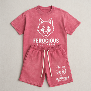 Original Acid Wash Graphic Printed Cotton Shirts Set Breathable Vintage Hip Hop Casual Design Plus Size <b>Plain</b> <b>Colour</b> Tie Dye - Product Image 3