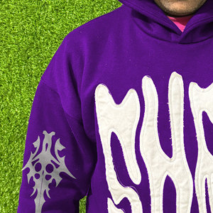Sudadera con Capucha para Hombre, 100% Algodón, Forro Polar Grueso, Cierre de Cremallera, Talla Grande, Sudadera de Invierno, Ecológica, Transpirable, Resistente al Viento - Product Image 5