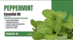 Huile essentielle de menthe poivrée biologique certifiée USDA 100% pure distillée à la vapeur rafraîchissante et apaisante Aromathérapie et massage Échantillon gratuit - Product Image 2