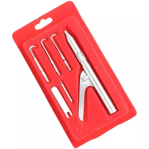 Removedor de corona automático de acero inoxidable, pistola de clic, instrumentos quirúrgicos dentales aprobados por CE ISO, fuente de alimentación Manual - Product Image 3