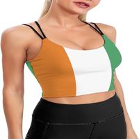 2025 Más Vendido Originals Pullover Sports Bralette para Niñas, de Línea Larga, Spandex/Nylon, Soporte Moderado, Tallas Grandes, Transpirable Frontalmente