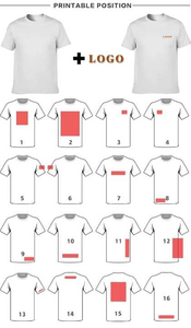 T-shirt en coton personnalisé de haute qualité pour hommes T-shirts formels pour hommes en coton imprimé vierge - Product Image 6