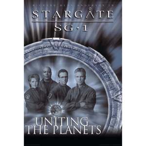 Póster moderno de la tripulación de Stargate SG-1 que une a los planetas - Product Image 1