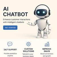 Solución de Software de Chatbot con IA Personalizada para Empresas, Bot de Servicio al Cliente de Marca Blanca para MAC OS y Servicios de Integración de Aplicaciones en Stock