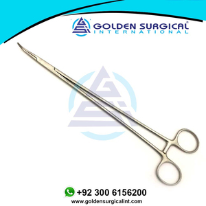 Fórceps quirúrgicos curvos Lawrence Fórceps de disección y ligadura de 11 "Instrumentos de microcirugía - Product Image 2