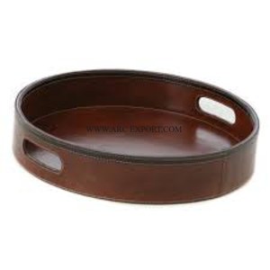 Plateaux de service alimentaires carrés de qualité supérieure avec poignées en forme de feuille en aluminium Plateaux alimentaires de restaurant design luxueux Cuisine - Product Image 6