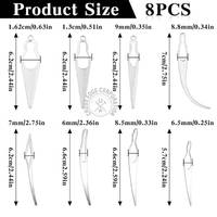 Outils de pose d'extensions capillaires en acier inoxydable de qualité chirurgicale, clips d'interverrouillage pour dreadlocks et outils de serrage pour locs – Vente en gros
