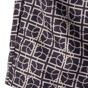 Short de plage imprimé bleu pour hommes Tissu non extensible Composition en 100% polyester-Shorts à prix de gros Fabricant d'usine - Product Image 6