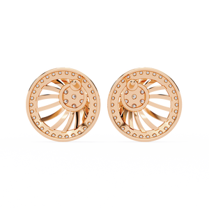 Pendientes Brillantes de Oro de 18K con Diamante Cultivado en Laboratorio, Pendientes de Diamantes Premium - Product Image 3