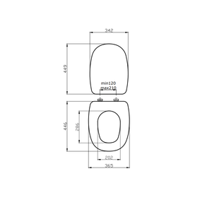 Copriwater Quadrato Compatibile con il Modello Pozzani Ginori - Product Image 4