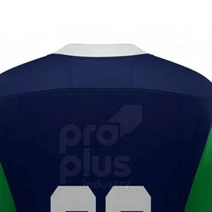 Maillot de hockey sur glace 100 % polyester, séchage rapide, respirant, écologique, service OEM, personnalisable, vêtements de sport d'équipe pour hommes adultes - Product Image 5