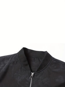 Chaqueta Bomber Personalizada con Logotipo en el Cuello, Logotipo Frontal, Ecológica, Reversible, de Alta Calidad, Talla Grande para Hombre - Precio al por Mayor - Product Image 4