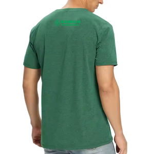 High Quality Streetwear <b>Blank</b> T-Shirt 210grams Heavy <b>Weight</b> Polyester/Cotton Regular Fit Eco-Friendly Print Logo Men OEM Solid - Product Image 3