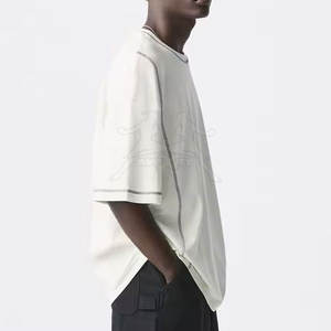 Nuevo estilo, camiseta ligera de gran tamaño, precio barato, uso al aire libre, camiseta de gran tamaño, Camiseta de algodón de gran tamaño - Product Image 3