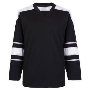 Ensemble de maillots de hockey sur glace sur mesure de haute qualité, dernier design, uniforme unisexe adulte, 100% polyester, séchage rapide, respirant, personnalisé - Product Image 2