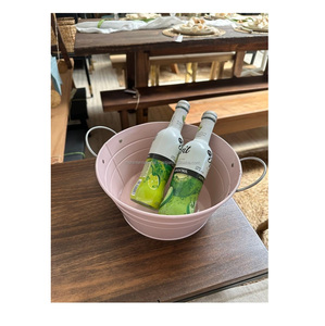 Cubo de hielo de cerveza de fiesta de acero galvanizado con abrebotellas - Product Image 3