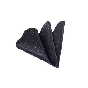 <b>Pink</b> Beige Crisp Patterned Jacquard Woven <b>Pocket</b> <b>Square</b> on Grey - Product Image 1