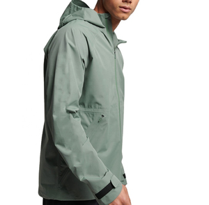 Nouvelle arrivée Veste pour homme en polyester et nylon softshell légère et surdimensionnée Tissu tissé Imprimé intégral Coupe-vent à capuche Sublimation intégrale - Product Image 1